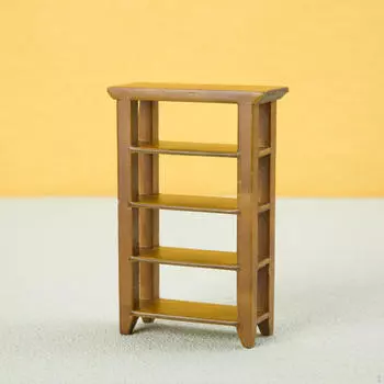 4-слойная полка в масштабе 1/12, мини-модель книжной полки, микроландшафтное хранилище для