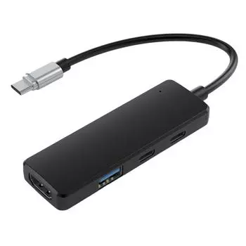 4-в-1 USB C HUB USB 3.0 2.0 HDMI-совместимый 4K Type-C PD 100 Вт Type C HUB Адаптер USB C Многопортовый адаптер для MacBook Pro Air