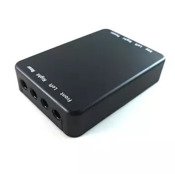 4 Way Car DVR Video Switch Parking Camera 4 View Image Split Screen Control Box