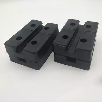 4 X Car Offroad Rectangular Heavy Duty Lift Accessories Rubber Arm Pad Universal