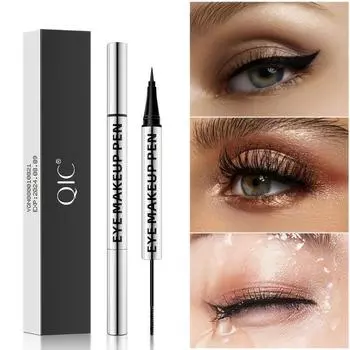 4D двусторонняя подводка для глаз Slender Curl Очень тонкая водостойкая и не размазывающаяся основа для туши 2 в 1