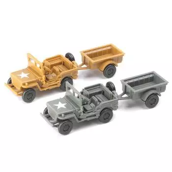 4D сборка 1/72 US Willys Mb универсальный автомобиль грузовик военный автомобиль мужская игрушка сборка своими руками внедорожная модель автомобиля One Size