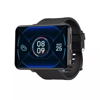 4G LTE Смарт-часы Android 7.1 3 ГБ 32 ГБ 5 МП MT6739 2700 мАч Bluetooth Модные Смарт-часы для мужчин 3GB 32GB чёрный