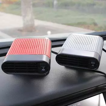 4in1 Car Heater Fan 12V/24V 1200W Car Heater Electric Cooling Heating Fan Portable Auto Windshield Defroster Defogging Demister красный