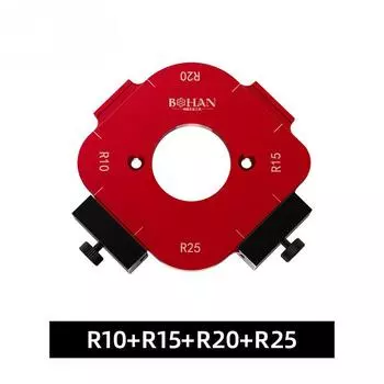 4In1 Woodworking Router Arcs Angle Positioning Template Corner Radius Routers R10-R50 Radius Jig Positioning Tool 01
