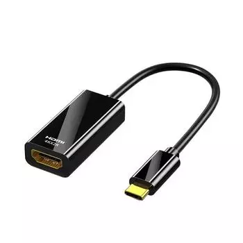 4K 4K конвертер для ПК HDMI Female Type-C в HDMI адаптер кабель для компьютера/ноутбука/ПК