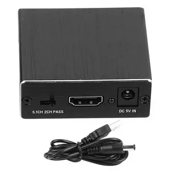 4K x 2K HDMI 1.4 Audio Extractor 5.1 Sound Channel Оптоволоконный преобразователь Адаптер