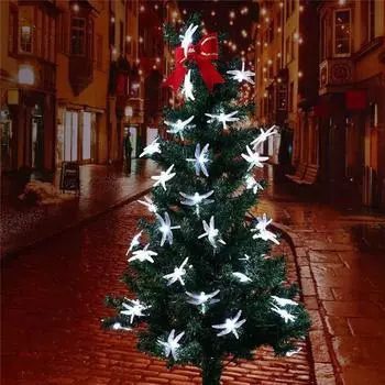 4M 20LEDs LED Solar Power String Lights Solar Fairy Light Garland Waterproof Festival Lamp Garden Christmas Outdoor Decoration 4M 20LEDs разноцветные