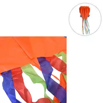 4M Single Line Stunt Red Octopus Power Sport Flying Kite Outdoor Toy Sale