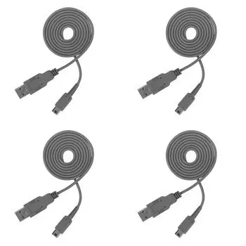 4Pcs 1 USB Charging Cable for U Game Controller Gamepad