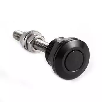 4PCS 22mm Car Hood Pin Lock Clip Kit Push Button Bonnet Quick Release Bumper Latch Aluminum Alloy + Stainless Steel Screw