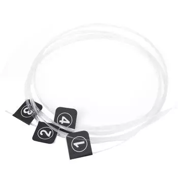 4Pcs Fluorocarbon String Stringed Instrument Parts for Guitar or Ukulele Universal StringsTX?3