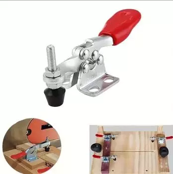 4pcs Horizontal Quick Press GH-201 Quick Clamp Hardware Woodworking Welding Fixture Positioning Quick Fixture 4PCs GH102