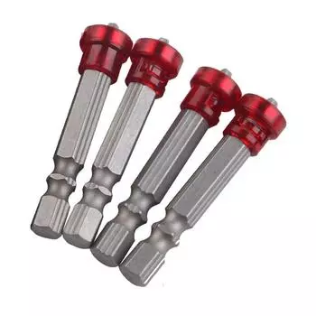 4PCS Power Screwdriver Strong Magnetic Cross Bit Power Drill Circle Bit 50mm Air Batch DriverToolsPower Single BitWind Driver
