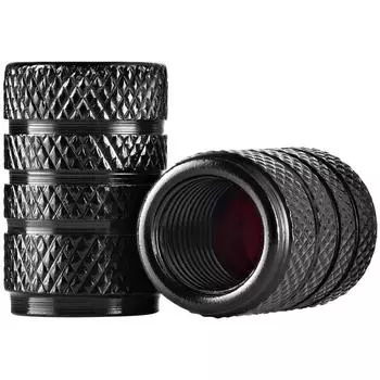 4Pcs/Set Tire Stem Valve Caps Aluminium Car Dustproof Caps Tire Wheel Stem Air Valve Caps American AIR Valve Cap Dustproof