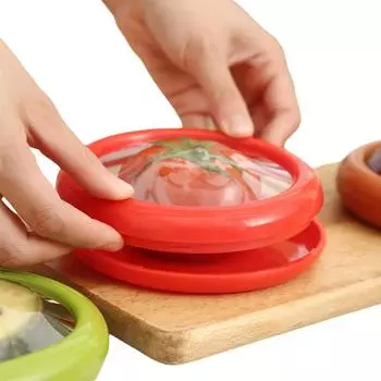 4Pcs Silicone Fruit Storage Box Reusable Fruit and Vegetable Storage Containers Fruit Storage Containers for Fridge