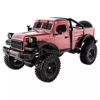 4WD RC Car Electric Simulation Climbing Crawler 2.4G Remote Control Offroad Pickup Vehicle Model Toys for Children зелёный