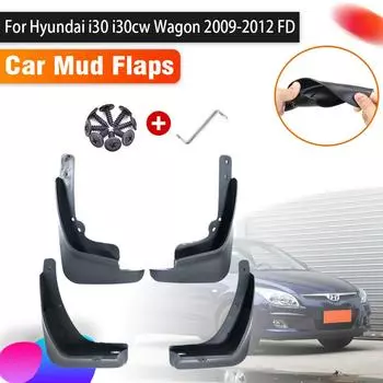 4X брызговики для Hyundai i30 i30cw Wagon 2009 2010 2011 2012 FD брызговики брызговик переднее заднее крыло автомобиля