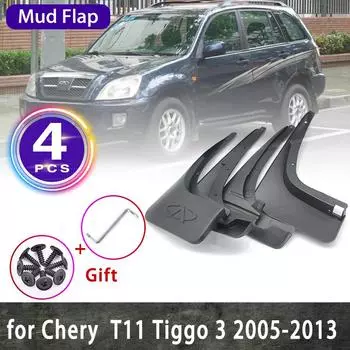 4x для Chery Tiggo T11 3 J11 EVO5 2005 ~ 2013 DR Motor DR5 брызговики крыло брызговики автомобильные детали Стайлинг Tiggo 3 2010-2013