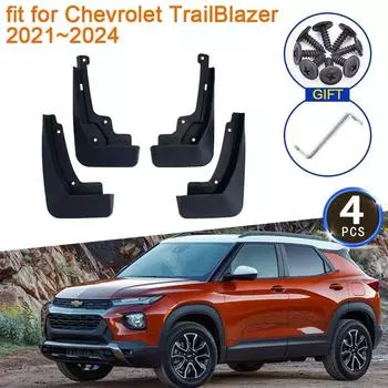 4x для Chevrolet TrailBlazer 2022 2023 2024, брызговики, брызговики, расклешенные передние и задние колеса, автомобильные аксессуары