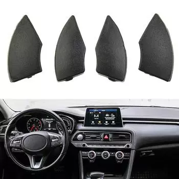 4X для кнопки Fiat 500cd черная отделка радио крышка для снятия крышки формы
