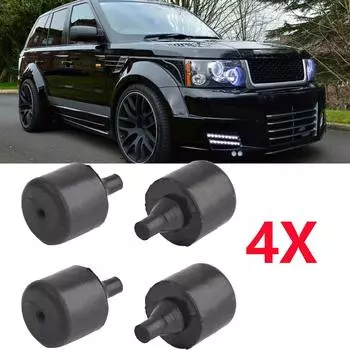 4X для Land Rover Freelander 2 LR2 LR3 LR4 Discovery 3 4 Range Rover Sport L320 Дверной резиновый отбойник 2013 2014 2015 чёрный