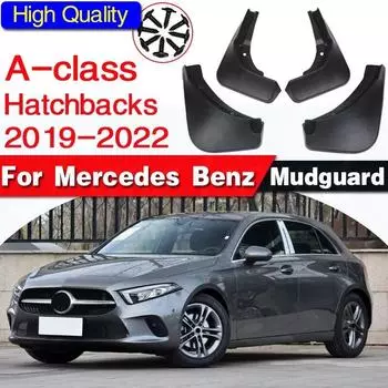 4x для Mercedes Benz A-Class W177-хэтчбеки, брызговики, брызговики на крыло, брызговики, аксессуары для брызговиков