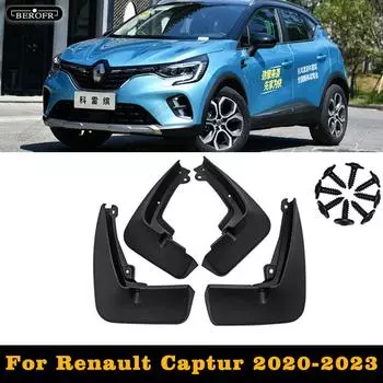 4x для Renault Captur JB JE 2013-аксессуары, авто брызговик, брызговик, брызговик автомобиля 19-20