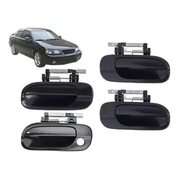 4x For 2000-2006 Nissan Sentra Outer Door Handle 806076Z603 806066Z703 NI1310117