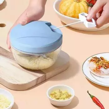 500/900 мл Измельчитель чеснока Мясорубка Ручная вращающаяся овощерезка Измельчитель Слайсер Фрукты Чеснок Дробилка Кухонный гаджет Блендеры