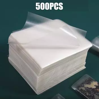 500 шт 8*6.5*1 см съедобная вощеная бумага рождественская свадебная еда конфеты упаковочная бумага