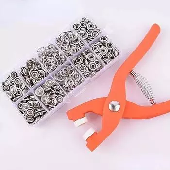 50/100 Set Plier Tool Five-claw Buckle Metal Snap Buttons for Installing Clothes DIY Sewing Buttons Metal Accessoire Couture