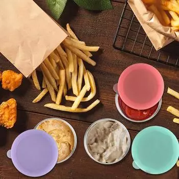 50/90 мл BPA Free соусница с цветной крышкой герметичная многоразовая нержавеющая сталь легко открывающаяся салатная заправочная емкость для пикника 50ML оранжевый