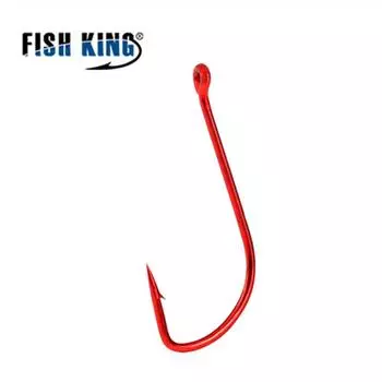 Рыболовный крючок FISH KING 50 шт./100 шт. SODE держатель для рыболовного крючка с зазубринами для нахлыста AD острый крючок для ловли карпа GAC 6