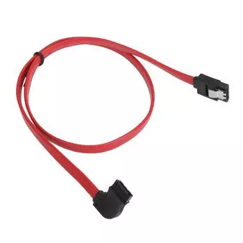 50 см адаптер кабеля для передачи данных Sata 3.0 с чистой медной крошкой для жесткого диска, левый угол