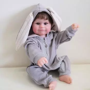 50 см полностью силиконовое тело Reborn Baby Doll Maddie Cute Chubby Водонепроницаемая 20-дюймовая кукла-эмуляция для девочек 3D картина с кожей настоящая, как куклы для маленьких мальчиков для детей full silicone girl