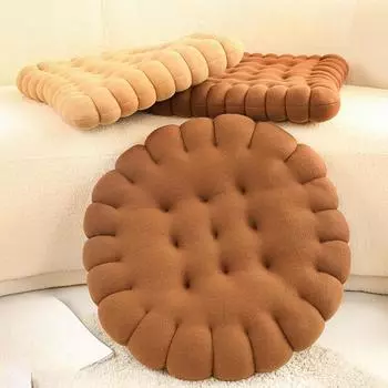 50 см реалистичная маленькая кукла-печенье, подушка, фаршированное круглое печенье, плюшевые игрушки, креативная мягкая подушка, кресло, автокресло для детей, подарки