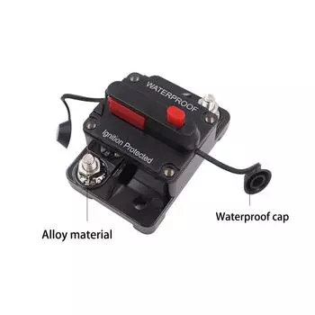 50A Dc Automatic Fuse For Car, Camper, Audio And Video Systems With A Voltage Of 12-48V