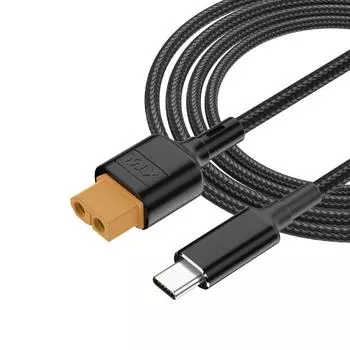 50cm for Battery Adapter Wire 100W XT60 to Type-C SC100 Protocol Fast Charging Cable For Toolkitrc 100cm