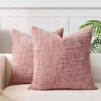 50cm Throw Pillow Case Solid Color Sofa Pillowcase Modern Decorative Cushion Cover Home Decor