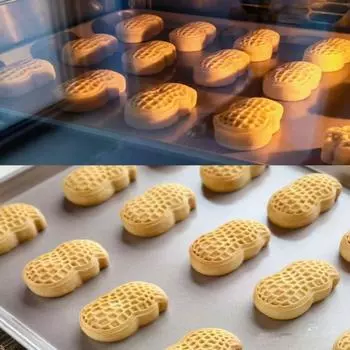 50g Mini Peanut Shape Moon Cake Mold Cookie Cutter Frame Creative Cake Crisp Pastry Dessert Baking Accessories Gadgets