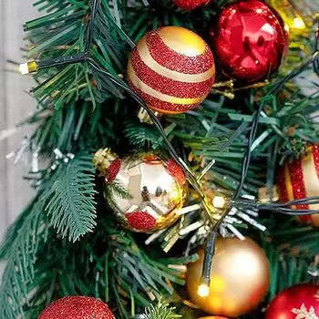 50Pcs Christmas Ball Xmas Tree Hanging Ornaments 4cm Christmas Hanging Balls For Home Navidad Noel 2025 Christmas Decorations