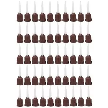 50pcs Dental Mixing Tips Disposable Intra Oral Tips Dental Accessory Dentist Tool Supply Gray7015 No. 7015