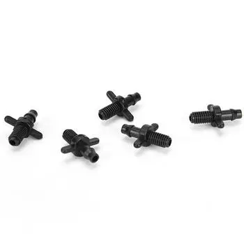 50pcs Splitter Irrigation Watering Drip Cooling Joiner Connector Adapter Thread 24*6mm чёрный