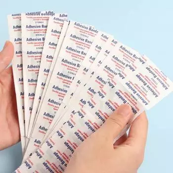 50pcsBand-Aid Quadrado Transparente PU Para Crianas, Impermevel, Bandagem Adesiva Hemosttica, Adesivo Protetor, 38x38mm