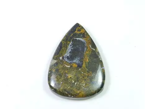 52Cts. Натуральный Питерсит Агат Груша Кабошон Драгоценный Камень 27X49X05 ММ SK-940