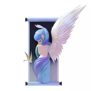 52TOYS Sleep Series The Overseas Limited Edition ПВХ фигурка кукла настольное украшение завершенный продукт подарок для коллекционеров и взрослых Крыло Hiyo