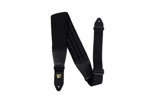 5373 Гитарный ремень обычной ширины CLOUD COMFORT STRAP REGULAR Удобная носка [ERNIE BALL] [Оригинальный продукт] чёрный