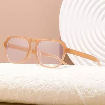 546 Large Frame Wide Beam Flat Mirror Women S 2024 New Supply Glasses, European And American Fashion Street Photography Anti-Blue Light