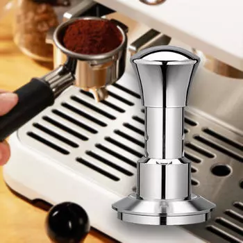 58mm Coffee Tamper,Coffee Distributor Leveler Tool,Constant 30lb with Spring Loaded,Coffee Hand